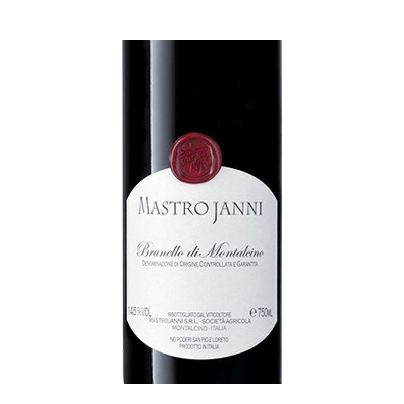 Mastrojanni Brunello Di Montalcino Docg 2017 Azienda Agricola Mastrojanni Set Bottiglia Decanter Vinea Bormioli Luigi