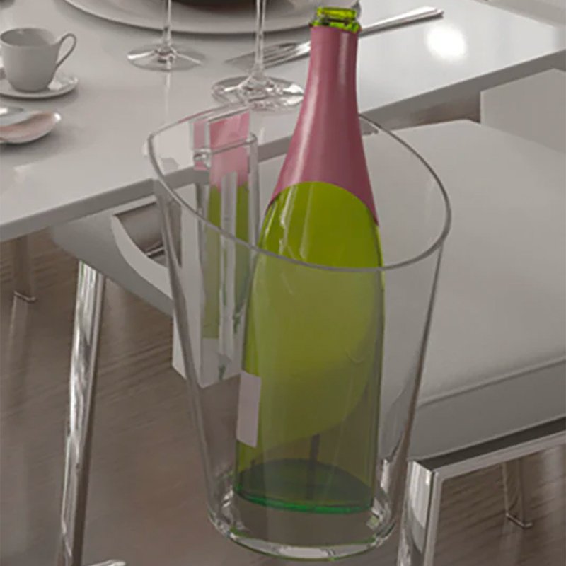 18 X H 19 Cm Brevetti Waf Marea Secchiello Champagne In Acrilico