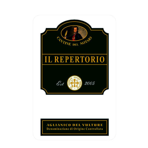 Il Repertorio Aglianico Del Vulture Doc 2020 Cantine Del Notaio