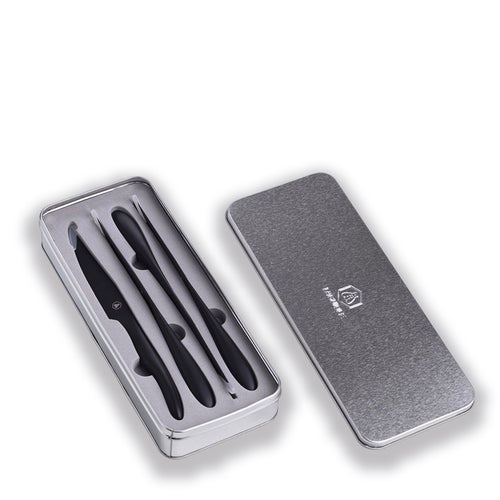 25 Cm Laguiole Coltello Bistecca In Acciaio Inox Set 4 Pz