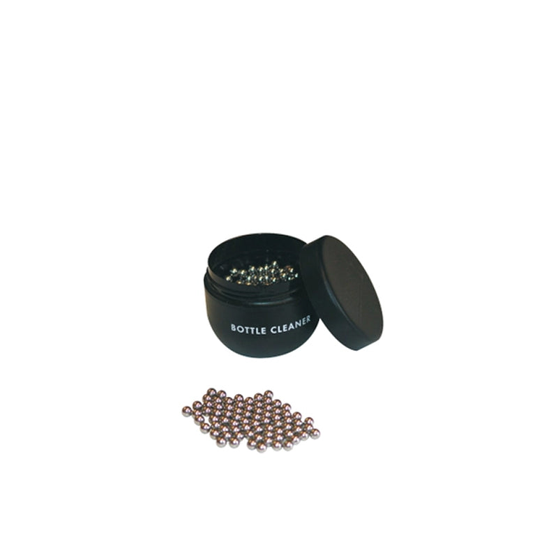 Tappo per Caraffa e Perle di Pulizia - Set di 300 Perle in Acciaio Inox + Tappo di Sughero 100% Naturale 60 mm di Diametro - Per Mantenere la Caraffa Pulita e