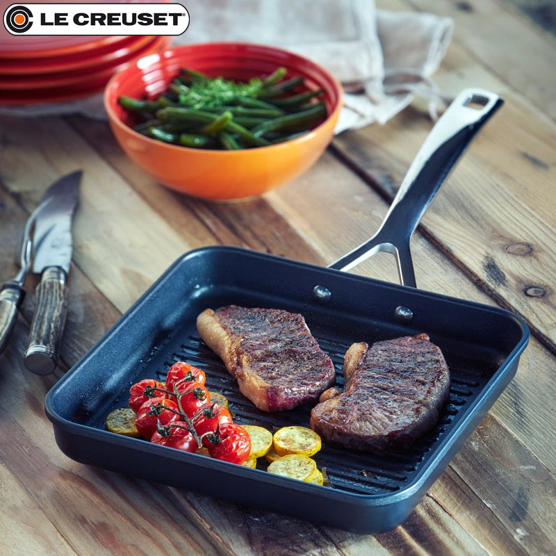 Le Creuset Les Forgees Bistecchiera Quadrata In Alluminio Antiaderente