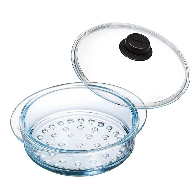 Pyrex Classic Cestello Vapore Con Coperchio In Vetro Borosilicato