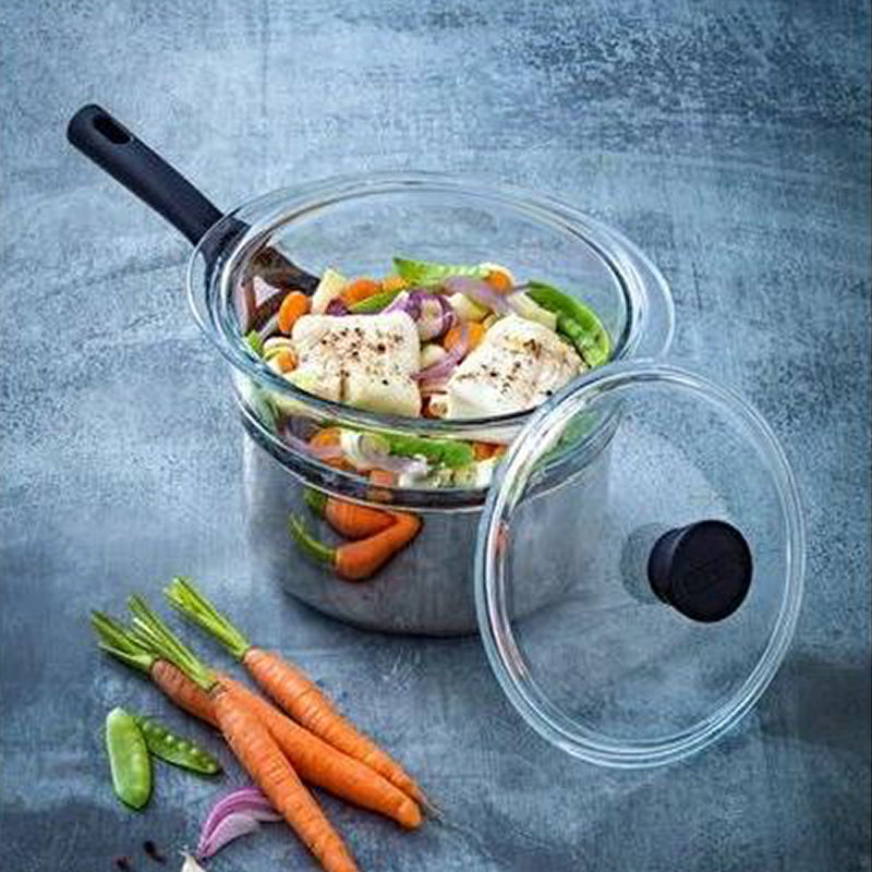 Pyrex Classic Cestello Vapore Con Coperchio In Vetro Borosilicato