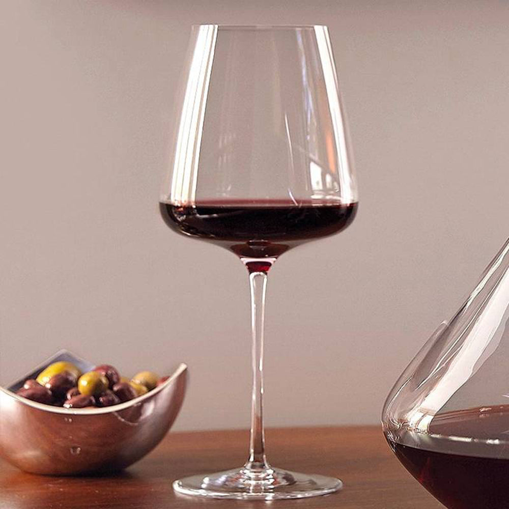 Italesse Etoile Blanc & Noir Extreme Set Calici Vino Rosso e Bianco In Vetro Set 12 Pz