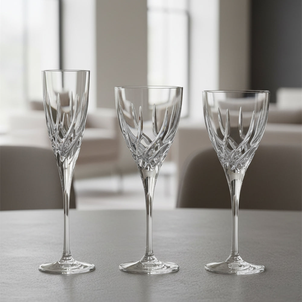 Set de Copas de Vidrio Trix - Set 18 Piezas