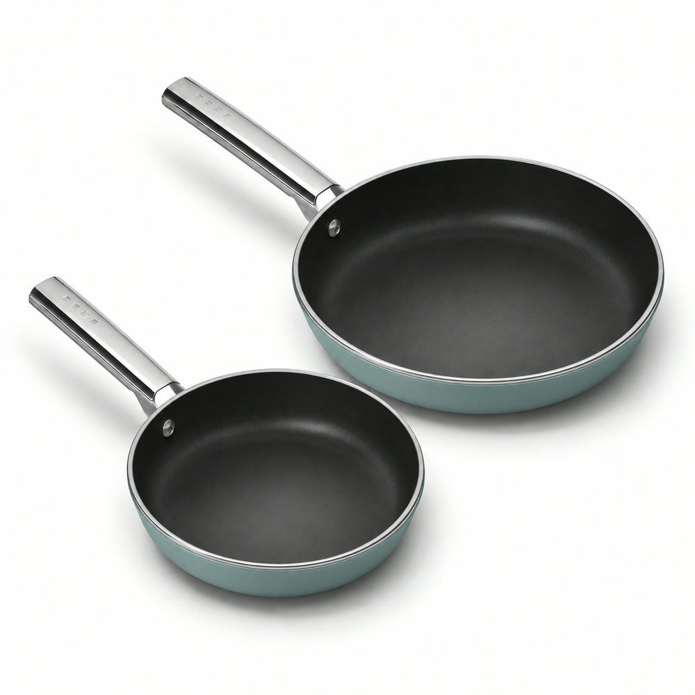 20-24 cm - Cookware Set Lage Koekenpannen van Aluminium met Keramische Coating - Set van 2