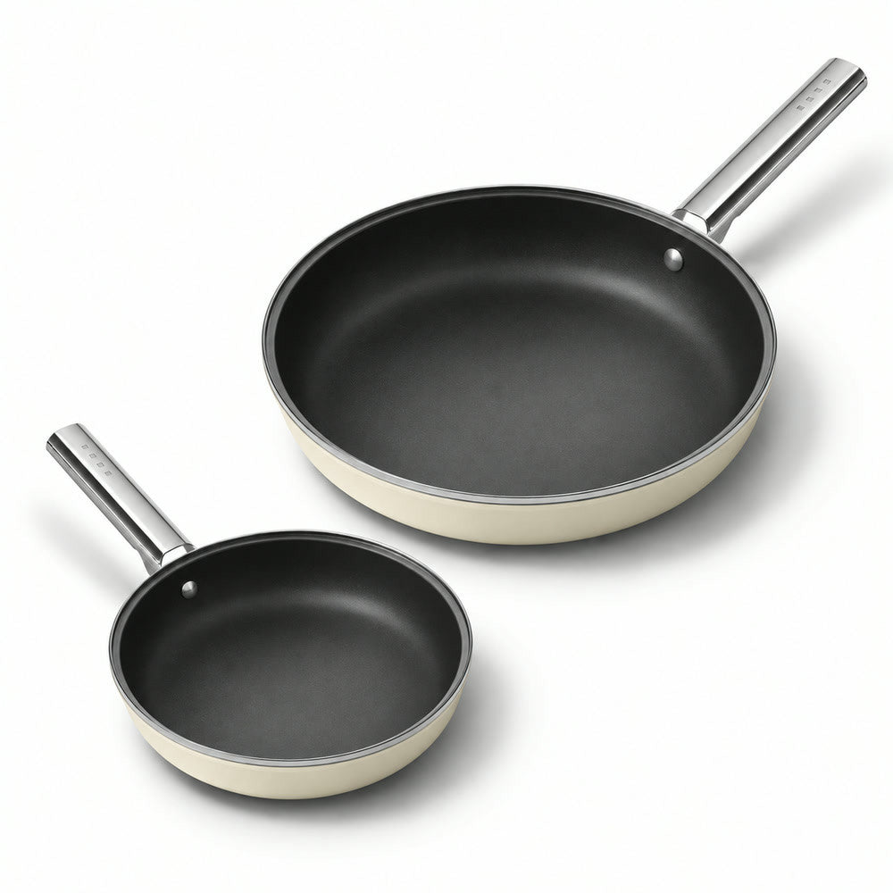 20-28 cm - Cookware Set Lage Koekenpannen van Aluminium met Keramische Coating - Set van 2