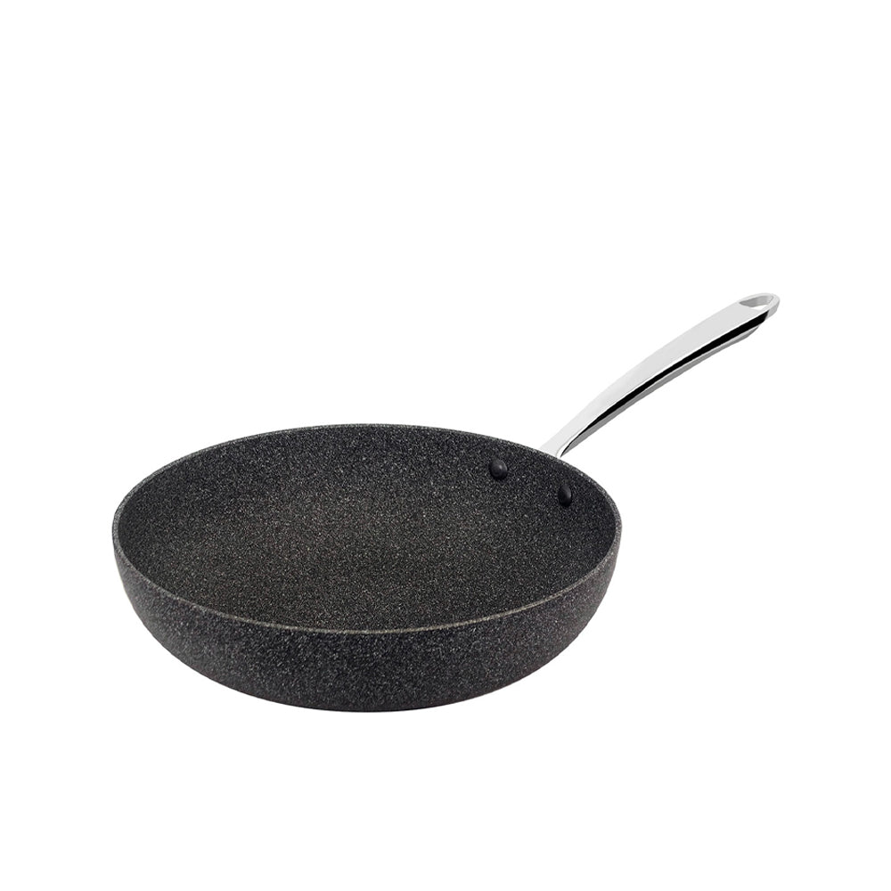 Agnelli Sharkskin 3mm Padella Alta Svasata Antiaderente Con Manico 1907 Inox