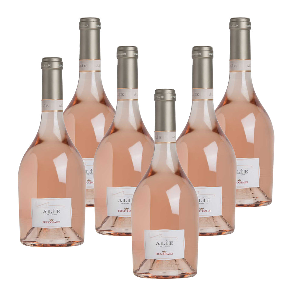 Alìè Toscana IGT 2024 - Set of 6 Bottles and 6 Glasses from Frescobaldi Wineries