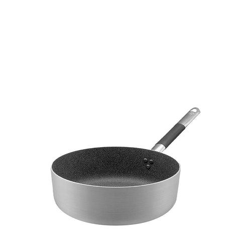 Agnelli SharkSkin Casseruola Bassa In Alluminio Antiaderente Con Manico In Acciaio Inox Cool
