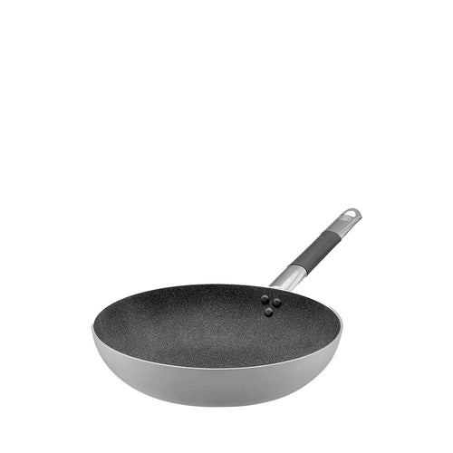 Agnelli SharkSkin Padella Alta Svasata In Alluminio Antiaderente Con Manico In Acciaio Inox Cool