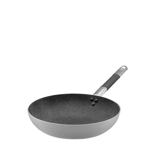 Agnelli SharkSkin Padella Alta Svasata In Alluminio Antiaderente Con Manico In Acciaio Inox Cool