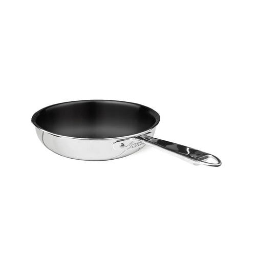 Agnelli Non-Stick Alu-Inox Padella Alta Svasata Antiaderente In Alluminio Con Manico Inox