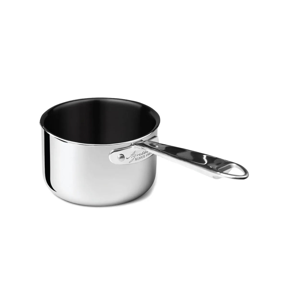 Agnelli Non-Stick Alu-Inox Casseruola Alta Antiaderente In Alluminio Con Manico Inox
