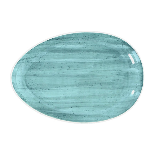 26 cm - Tognana B-Rush Piatto Piano Ovale In Porcellana Set 6 Pz