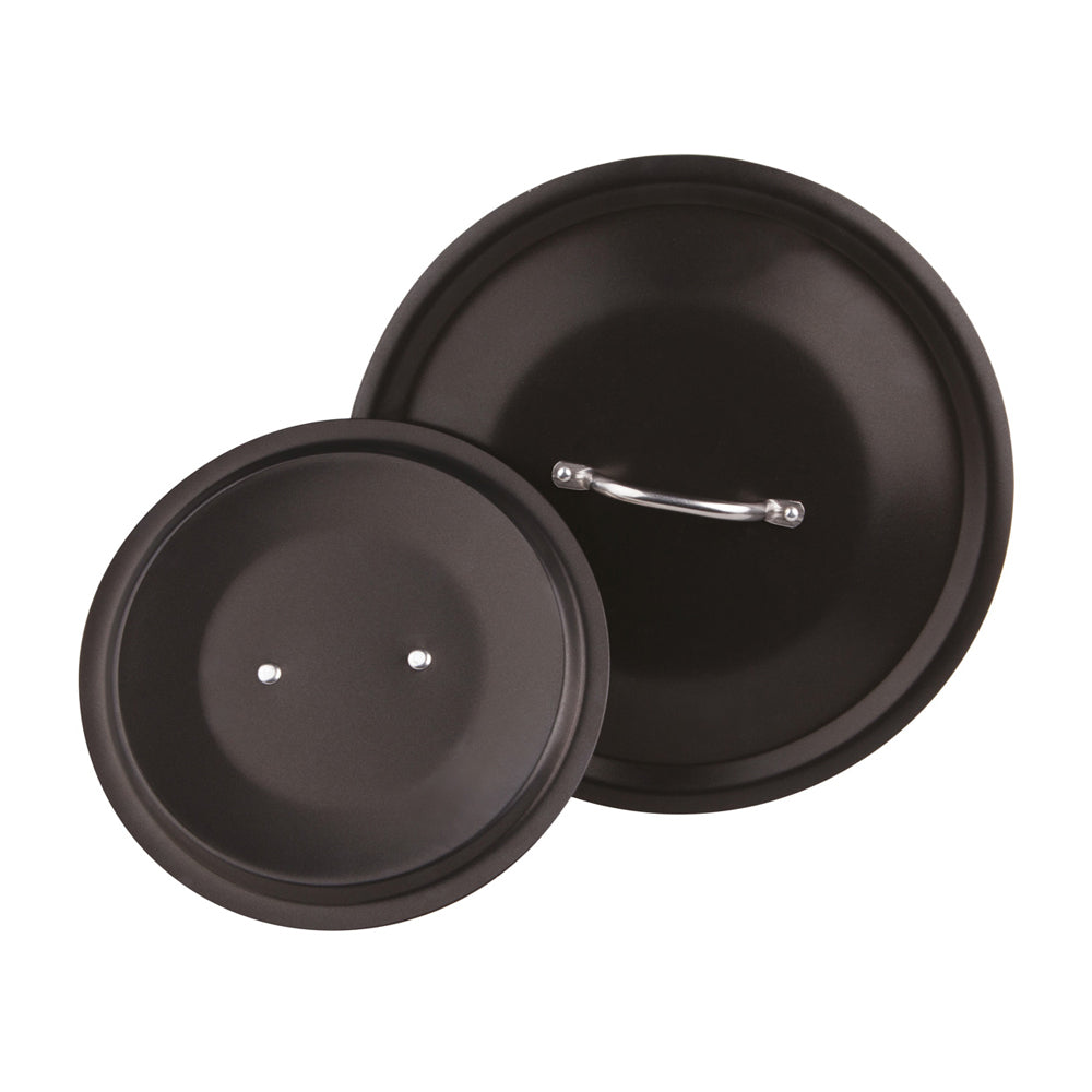 AlBlack 5mm Batteria Pentole Antiaderenti a Induzione In Alluminio Set 5 Pz