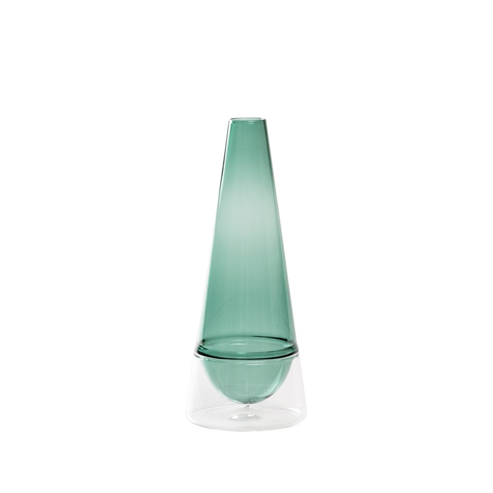 25 cm - Zafferano Conosfera Vaso Fiori In Vetro Borosilicato