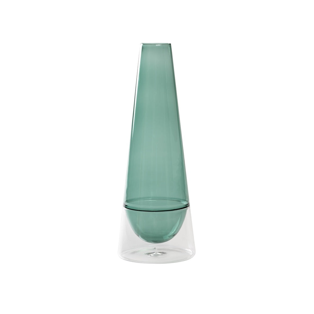 35 cm - Zafferano Conosfera Vaso Fiori In Vetro Borosilicato