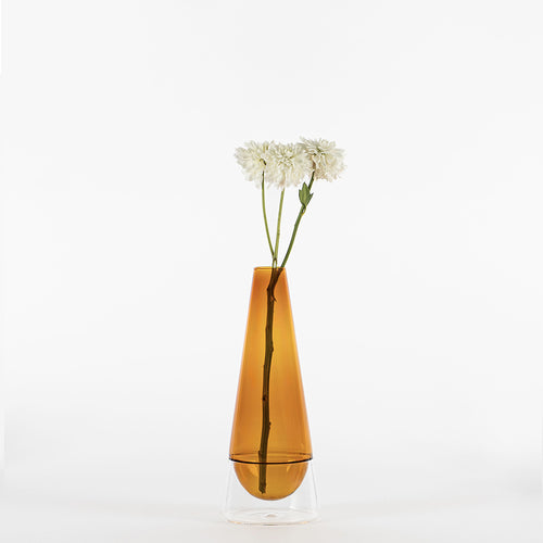 25 cm - Conosfera Vase à fleurs en verre borosilicaté