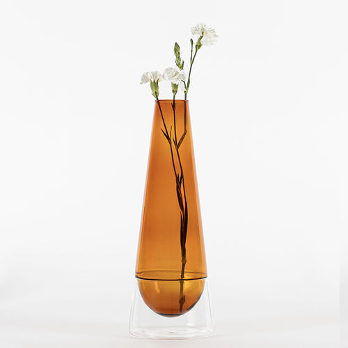 30 cm - Conosfera Vase à fleurs en verre borosilicaté