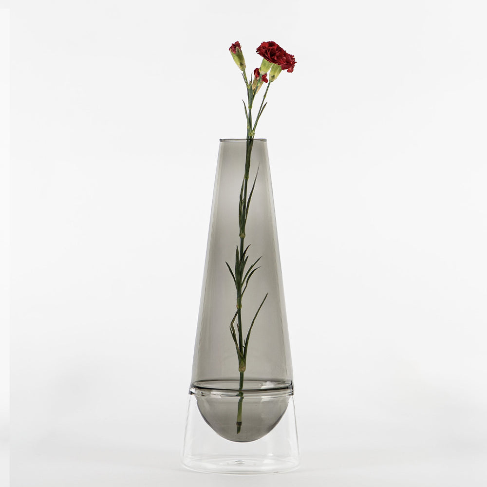 30 cm - Conosfera Vase à fleurs en verre borosilicaté