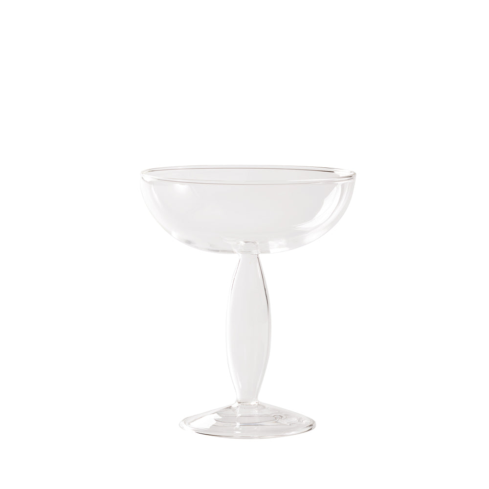 28 cl - Zafferano Dorici Coppa Champagne In Vetro Set 4 Pz