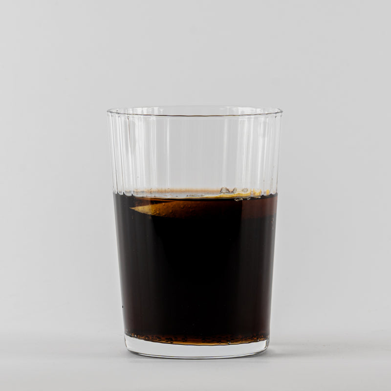 Bormioli Rocco Exclusiva Gin Fizz glazen, set van 12-17 oz. Geribbelde drinkbekers gemaakt van sterkristalglas met XLT-behandeling - duurzame cocktailglazen voor dagelijks gebruik