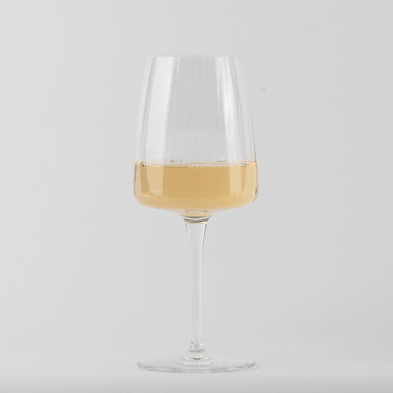 37.4 cl - Exclusiva Verre Vin Blanc en Verre - Ensemble 6 Pcs