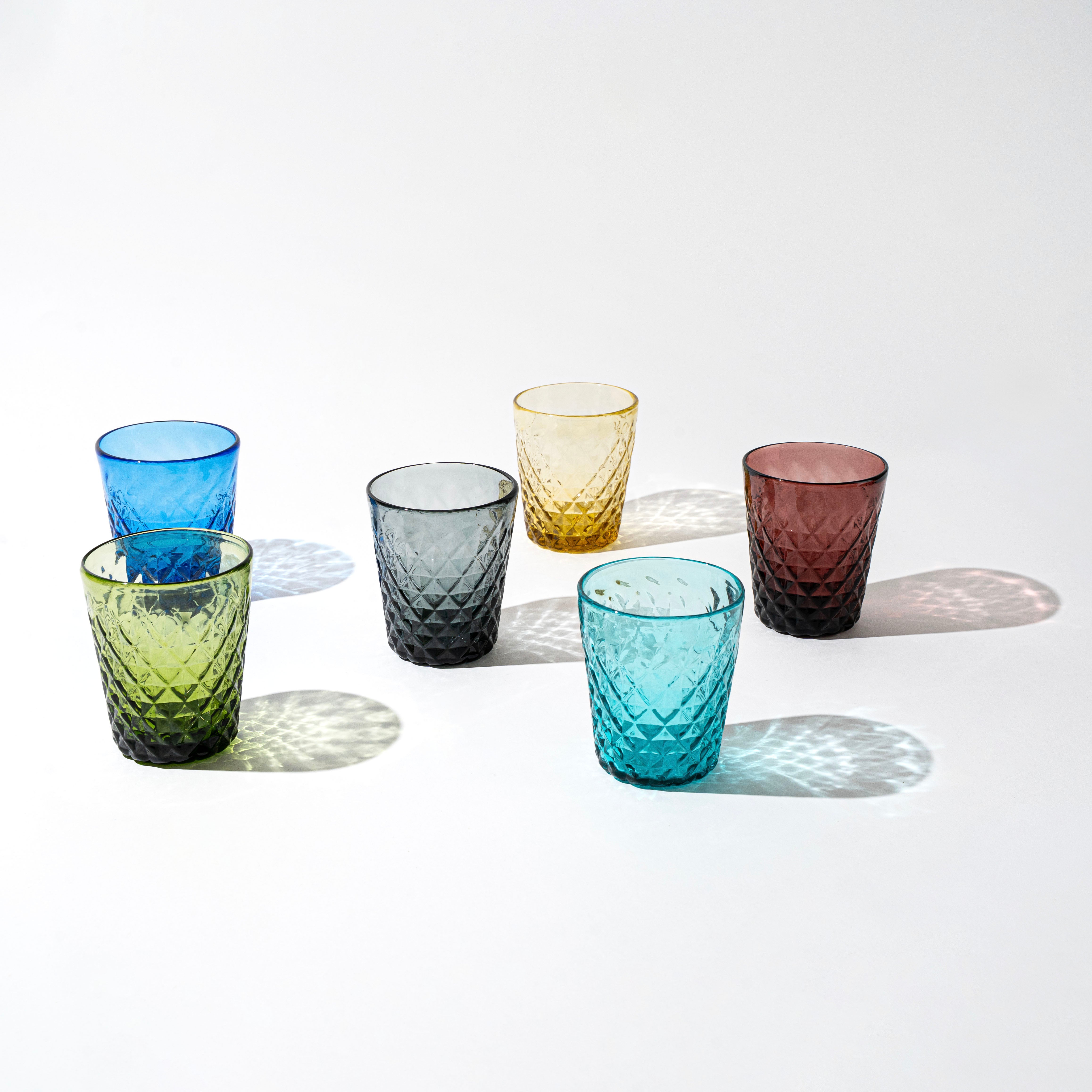 35 cl - Balloton Hand-Blown Water Glass - Set of 6 Pieces