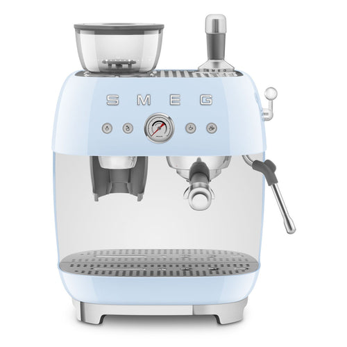Smeg 50's Style Macchina da Caffè Espresso Manuale Con Macina Caffè