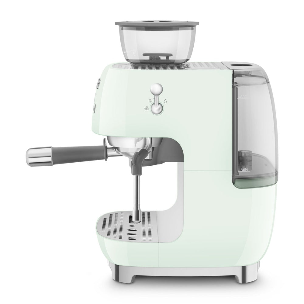 Smeg 50's Style Macchina da Caffè Espresso Manuale Con Macina Caffè
