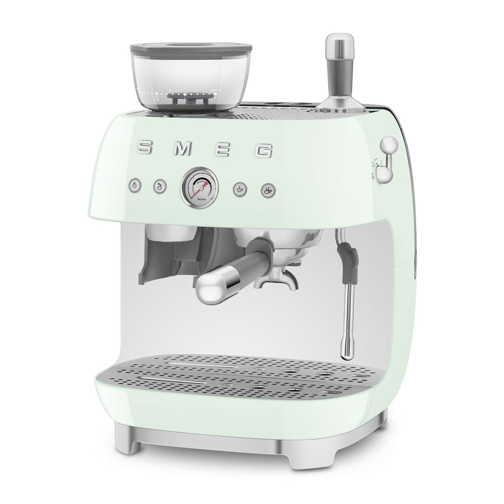 Smeg 50's Style Macchina da Caffè Espresso Manuale Con Macina Caffè