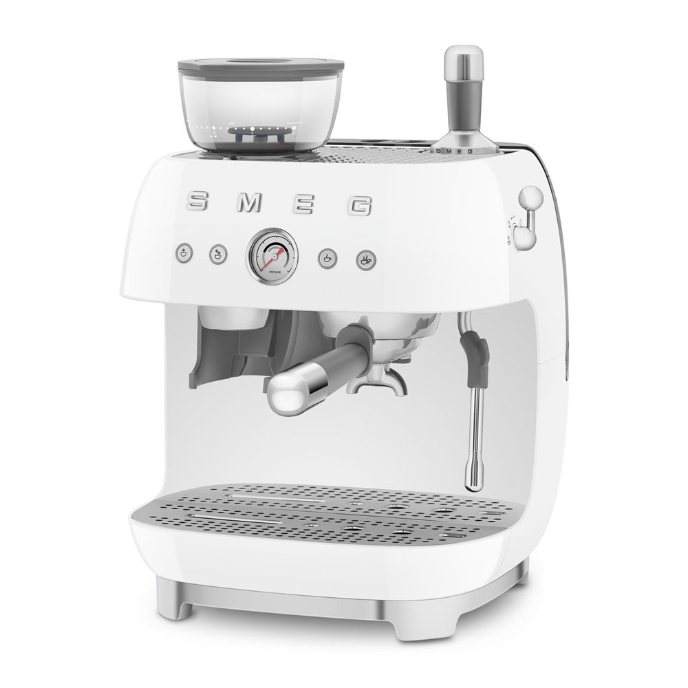 Smeg 50's Style Macchina da Caffè Espresso Manuale Con Macina Caffè