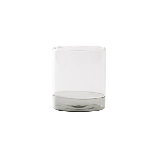 44 cl - Zafferano Filo Bianco Bicchiere Acqua Tumbler In Vetro Borosilicato Set 4 Pz
