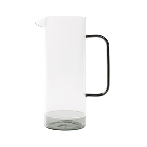 120 cl - Zafferano Filo Bianco Caraffa In Vetro Borosilicato
