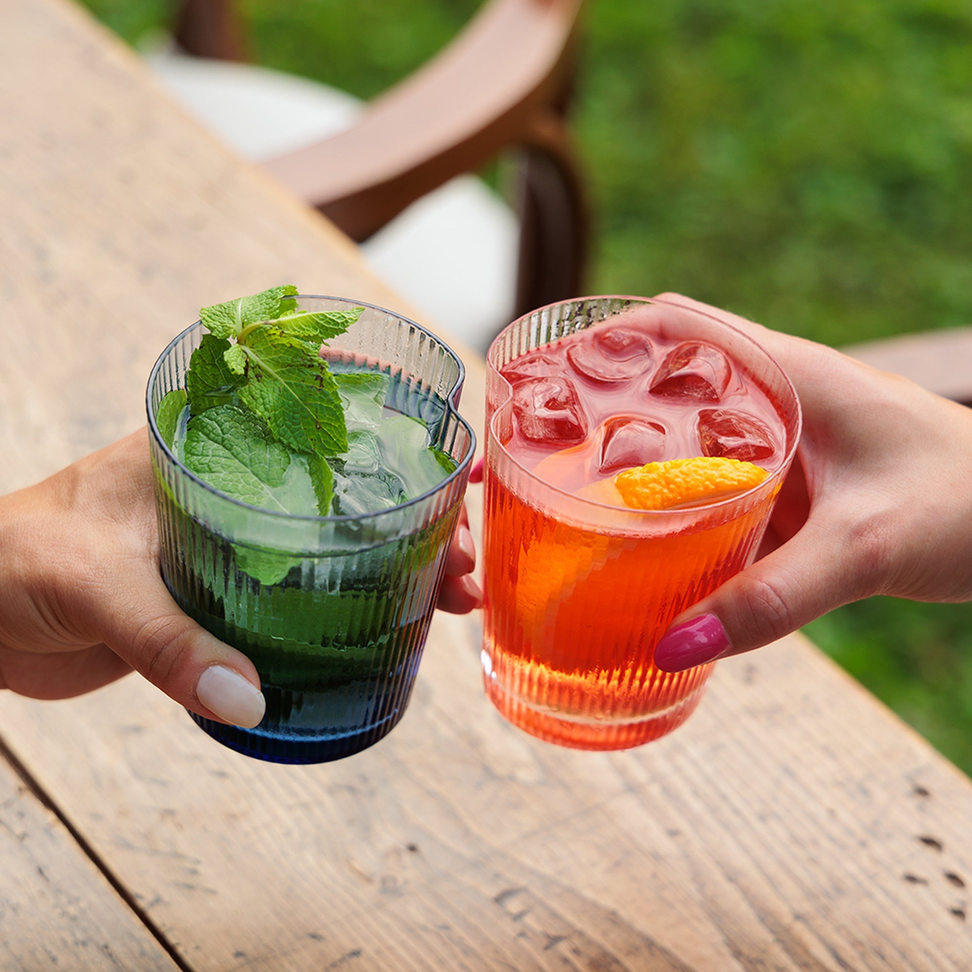 33.5 cl - Zafferano Handy Bicchiere Acqua In Vetro Set 6 Pz