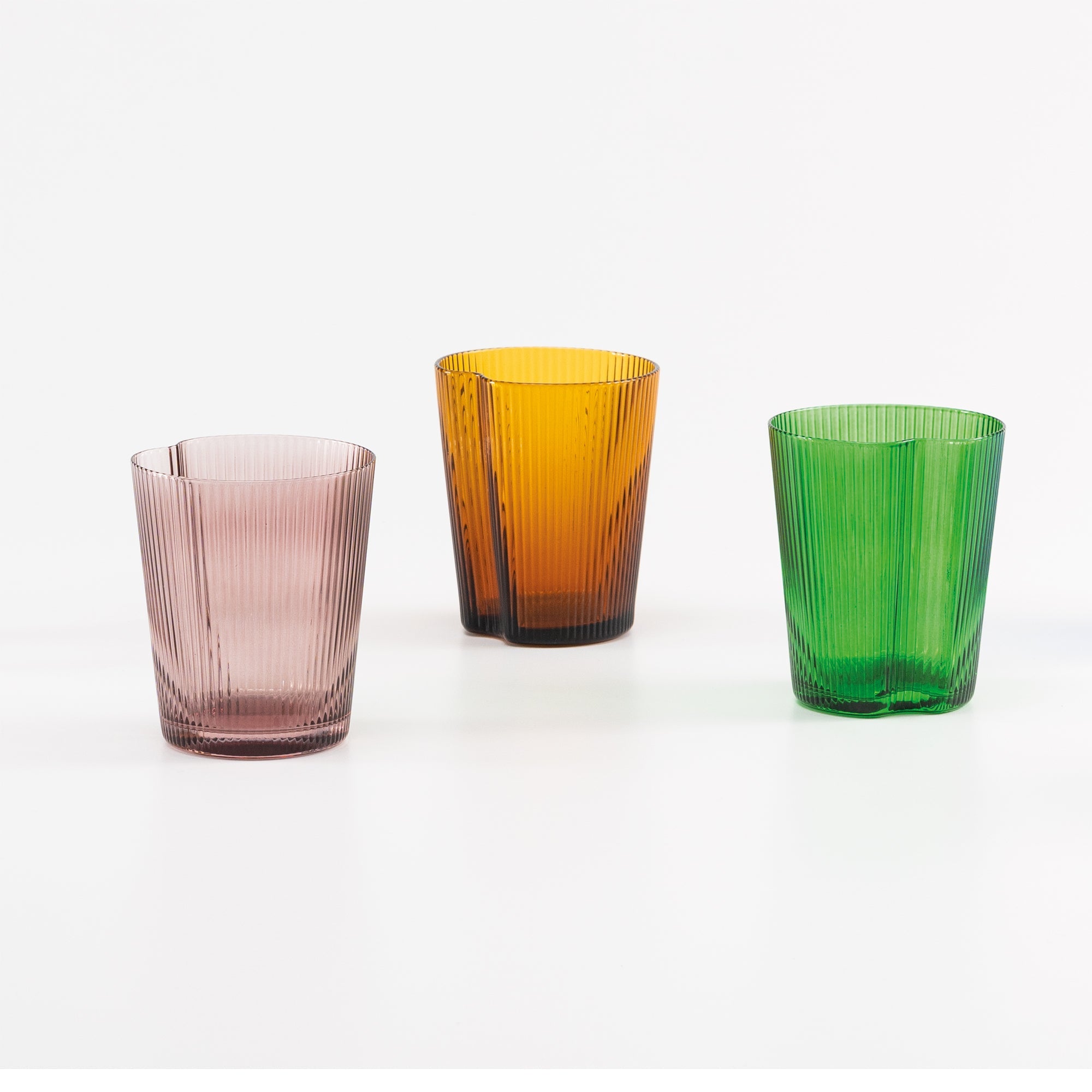 33.5 cl - Zafferano Handy Bicchiere Acqua In Vetro Set 6 Pz
