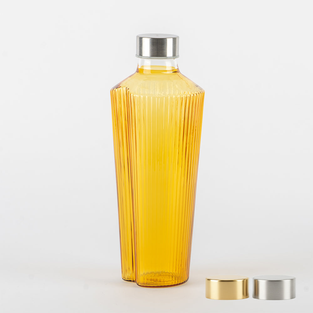 90 cl - Handy Water Bottle Blown and Handcrafted in Borosilicate Glass