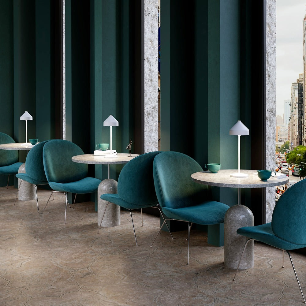 34 cm - Zafferano Amelie Lampada Da Tavolo Dimmerabile