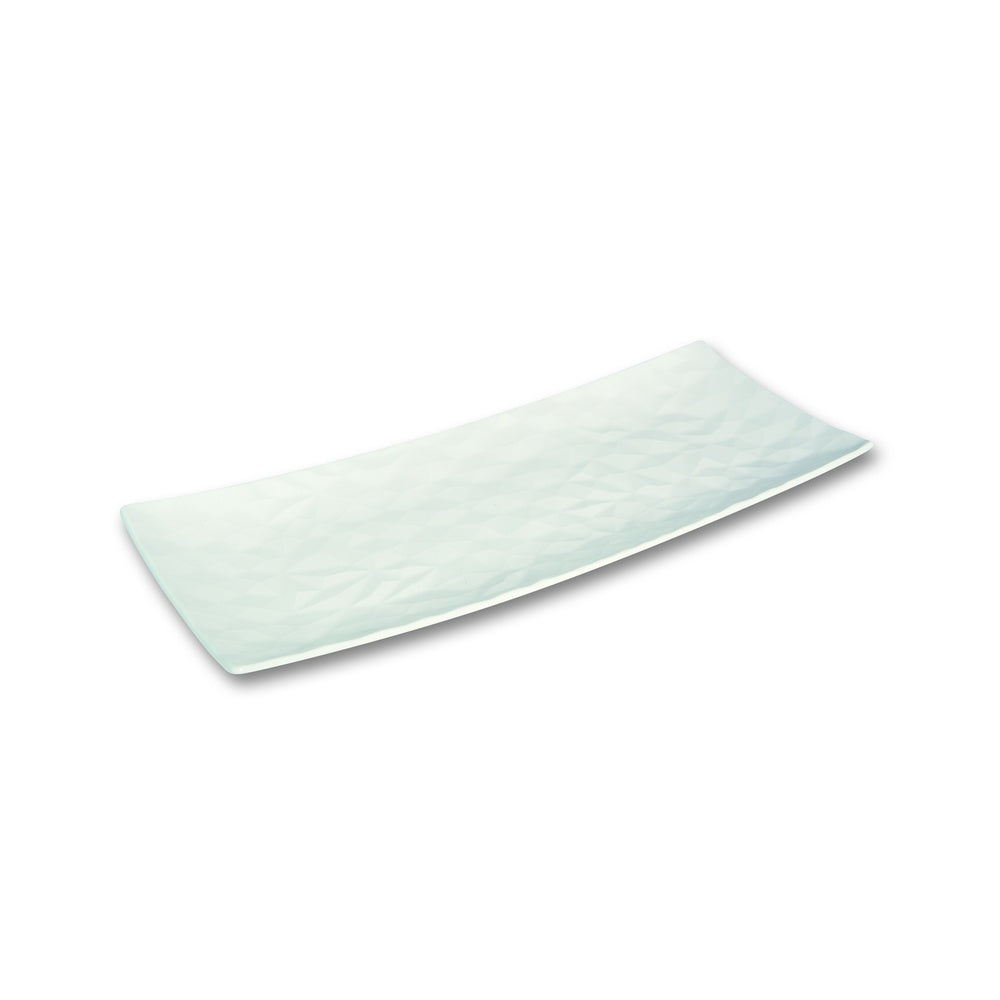 20.5x7.5 cm - Le Coq Hesperis Piatto Presentazione Vassoio Rettangolare In Porcellana Set 6 Pz