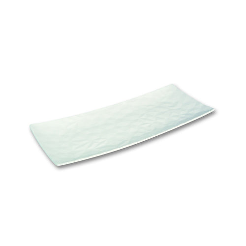 31x12 cm - Le Coq Hesperis Piatto Presentazione Vassoio Rettangolare In Porcellana Set 4 Pz