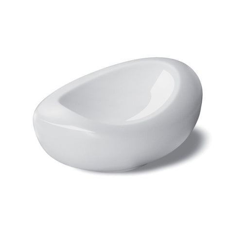 20x15 cm - Le Coq Ninfa Coppa Ovale Gourmet In Porcellana