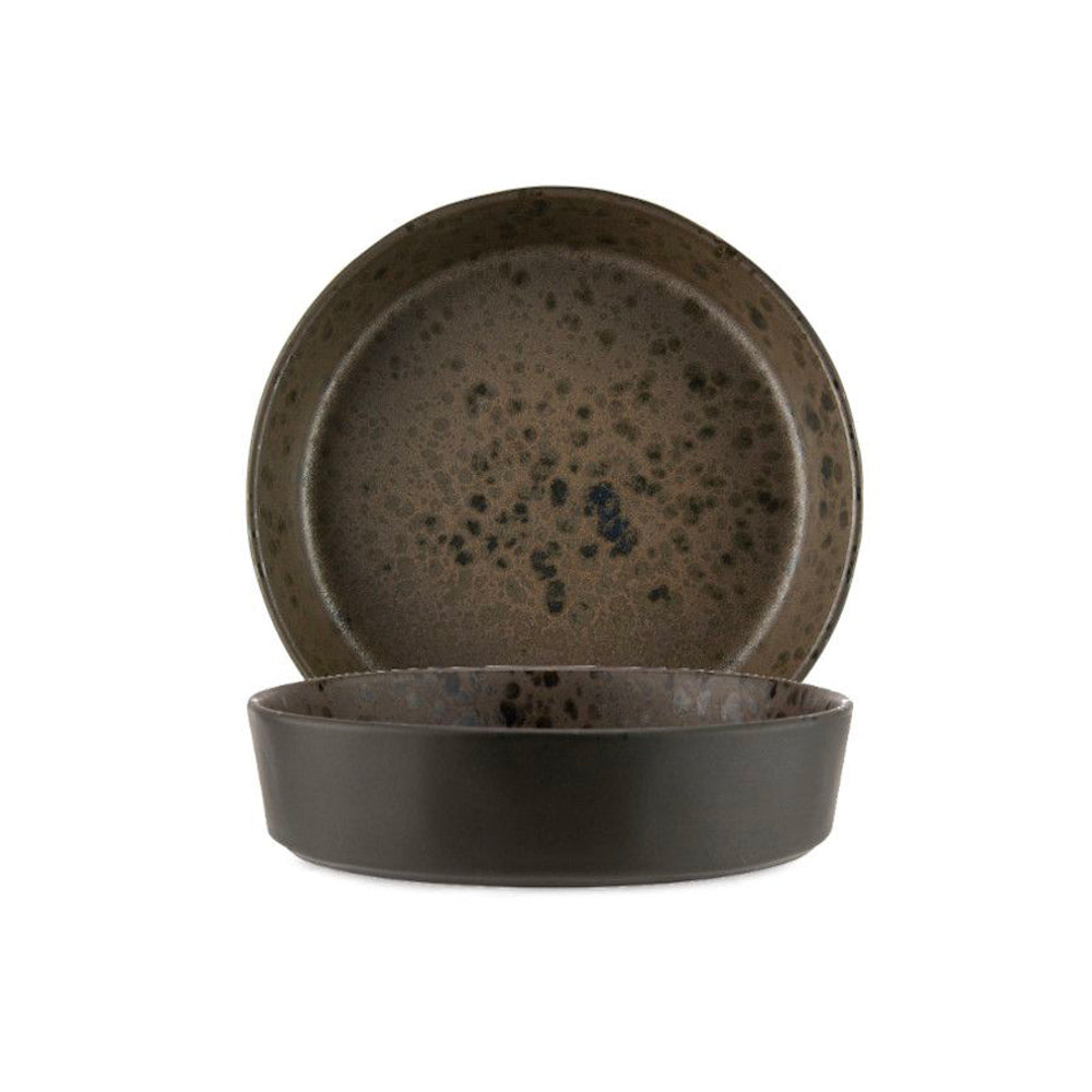 18 cm - Phobos Assiette Creuse En Grès Ensemble 6 Pz
