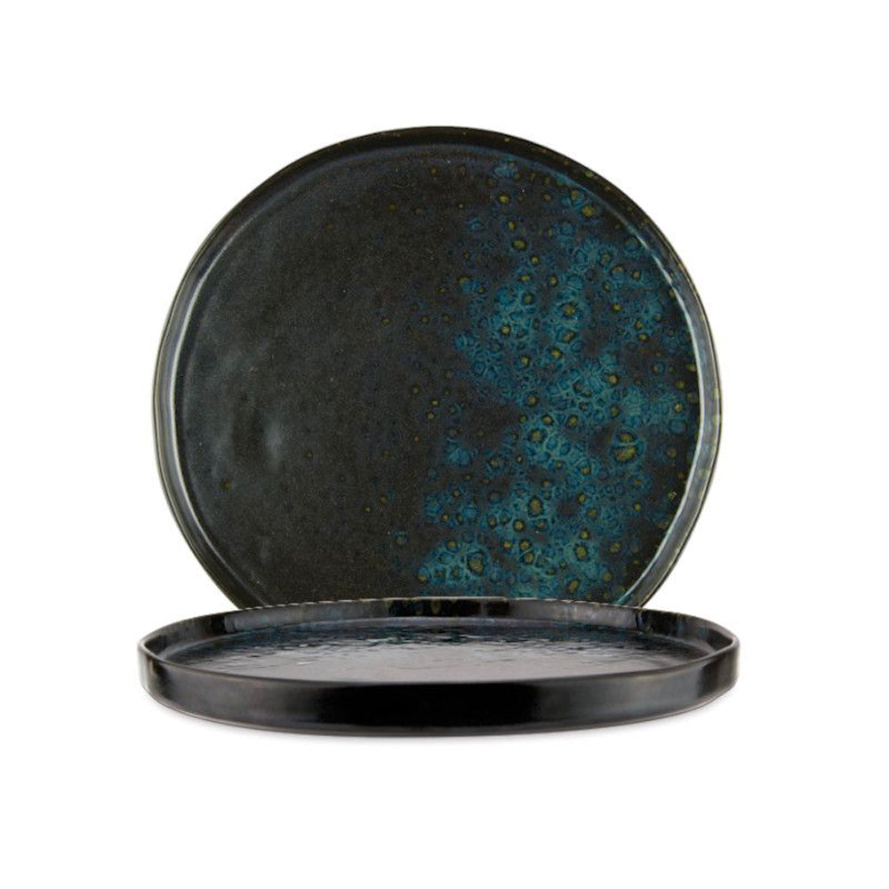 20,5 cm - Phobos Assiette Plate En Grès Ensemble 6 Pz