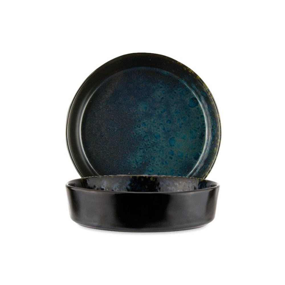 18 cm - Phobos Assiette Creuse En Grès Ensemble 6 Pz