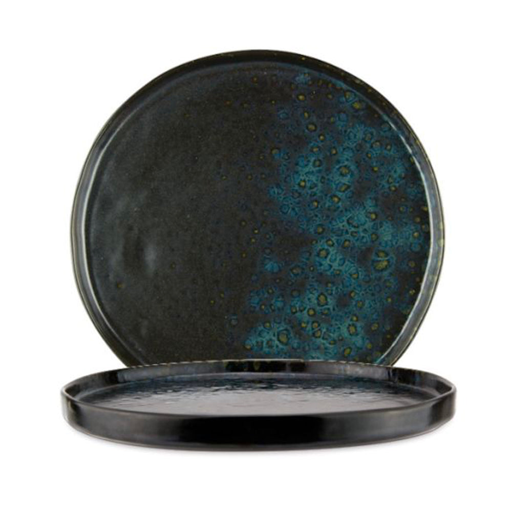 31 cm - Phobos Assiette Plate En Grès Ensemble 4 Pz