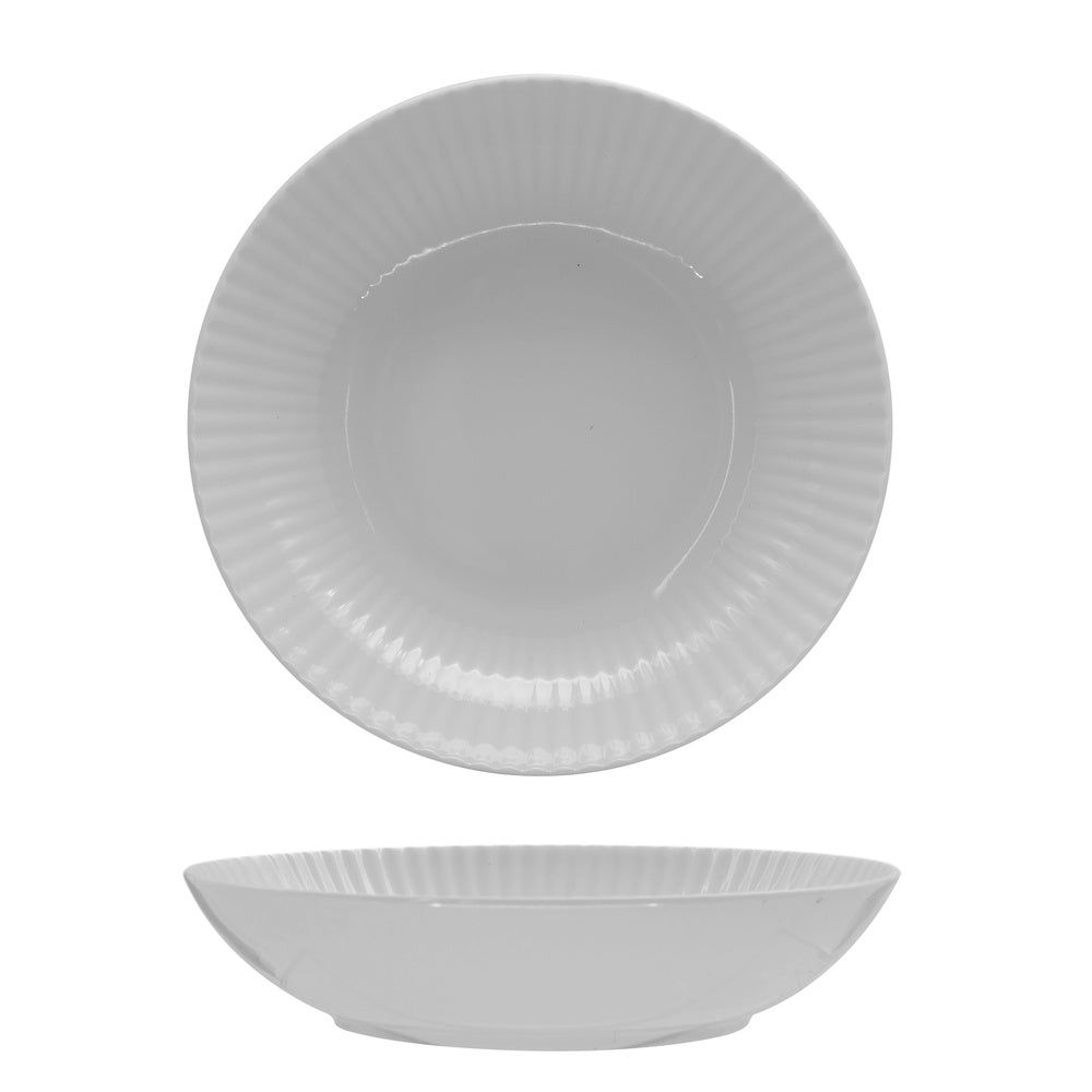 22 cm - Lubiana Daisy Piatto Fondo Coupe In Porcellana - Set 6 Pz