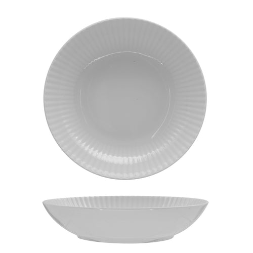 22 cm - Lubiana Daisy Piatto Fondo Coupe In Porcellana - Set 6 Pz