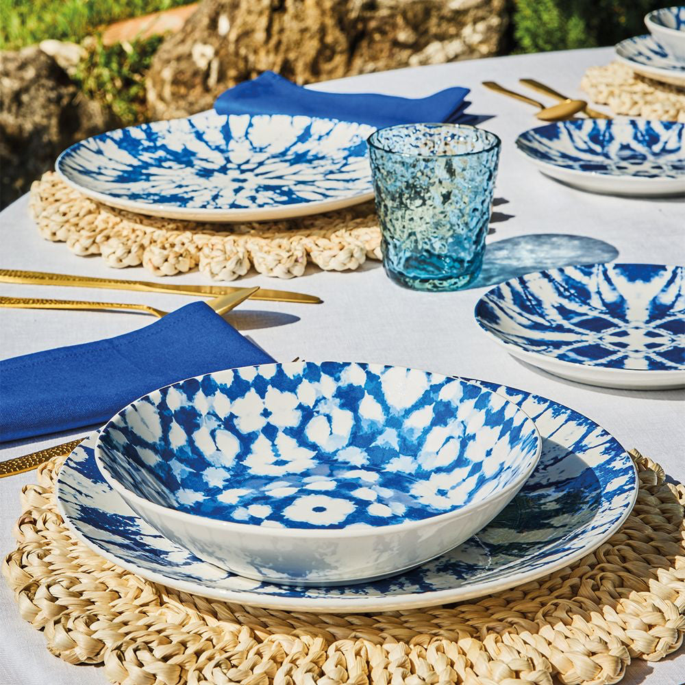 Madison Mirage Service de Vaisselle en Porcelaine Set 18 Pz